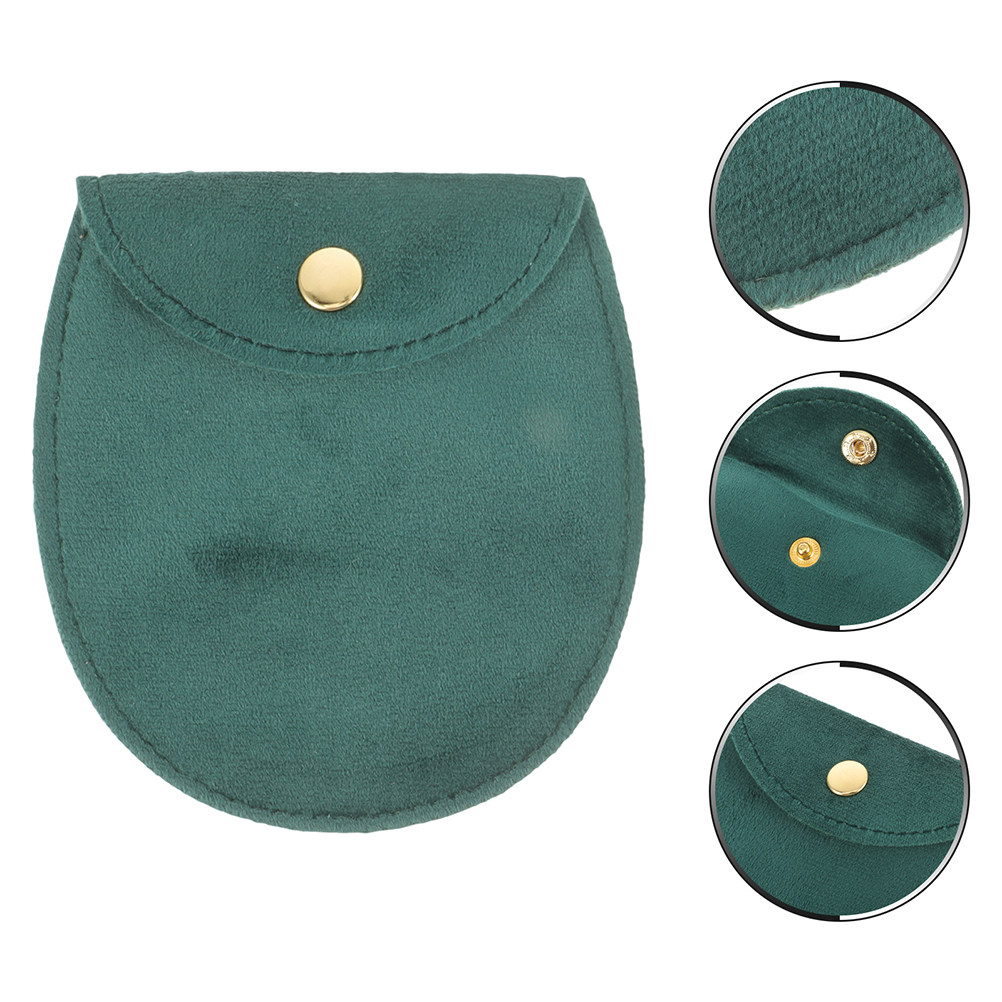 Jewelry Organizer Watches - 10Pcs Thickened Double-Sided Cloth Watch Storage