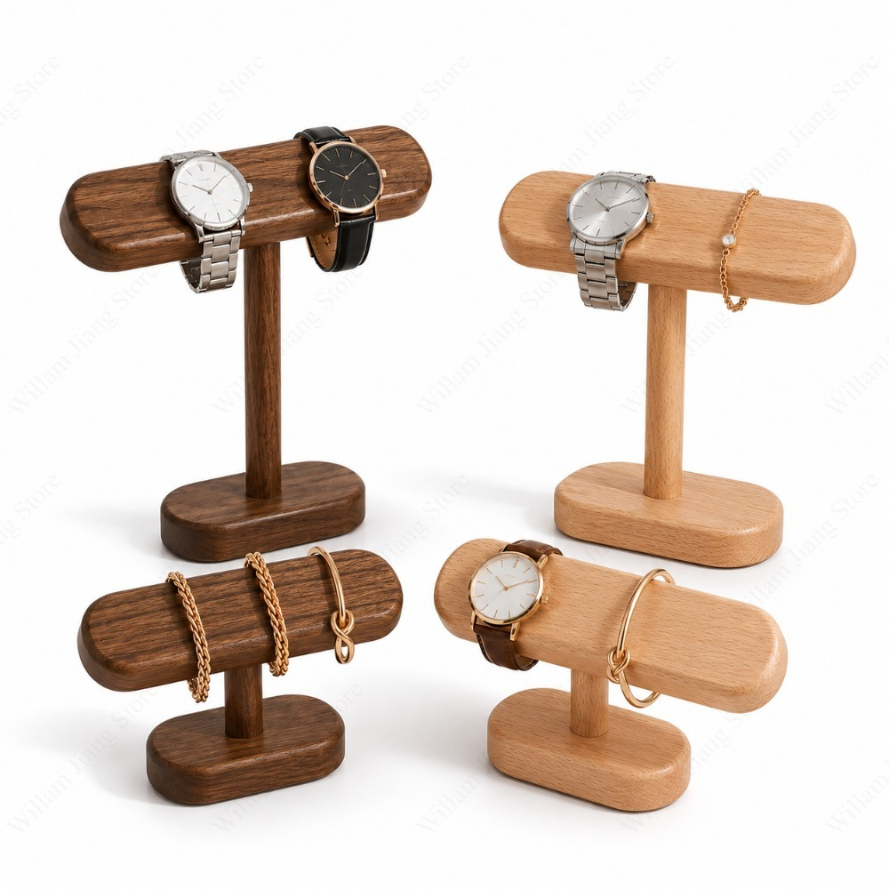 Watches Jewelry Holder - 1 PC Wooden Watch Display Stand