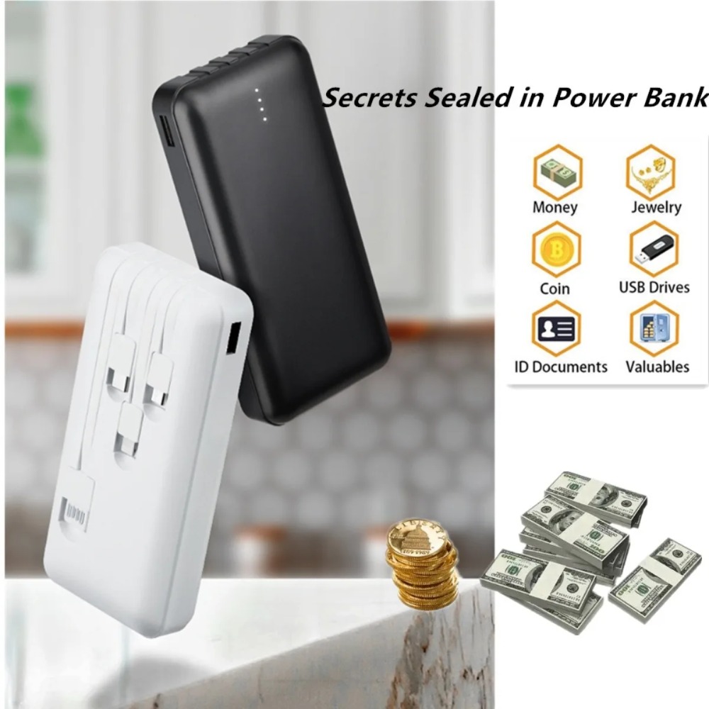 Jewelry And Watches Store - Portable Power Bank-shaped Storage Box Can