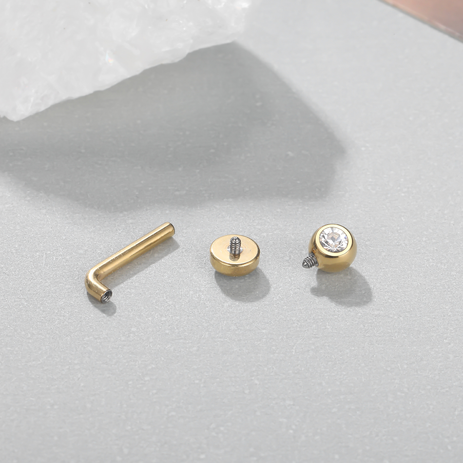 1PC Implant Grade Titanium Chr - Christina Jewelry & Watches Marguerite Ørestik Forgyldt Sølv recension och pris