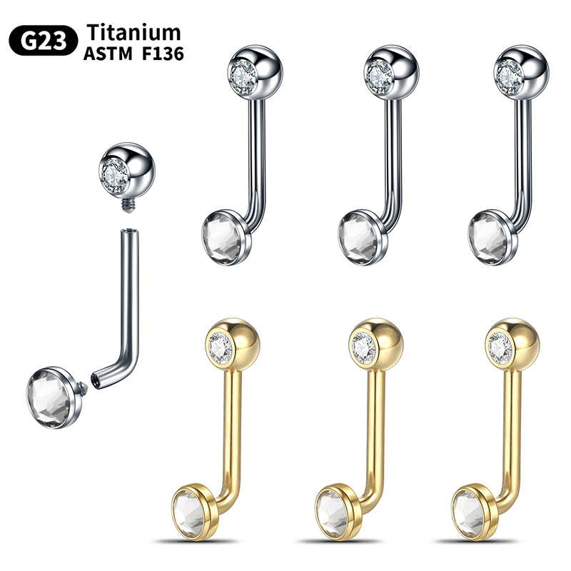 1/10Pcs G23 Titanium Christina - Christina Jewelry & Watches Marguerite Ørestik Forgyldt Sølv recension och pris
