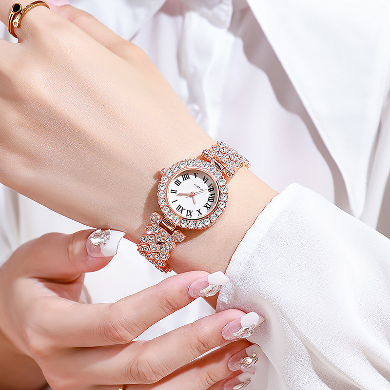 5PCS Luxury Rhinestone Women's - Jewelry Clasp Watches recension och pris