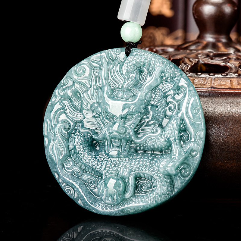 Burmese Jadeite Dragon Pendant - Jewelry & Watches Sp Zo O recension och pris