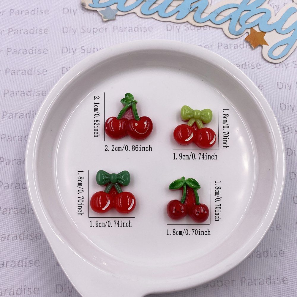 16pcs Colorful Kawaii Cartoon  - Paradise Jewelry & Watches Llc recension och pris
