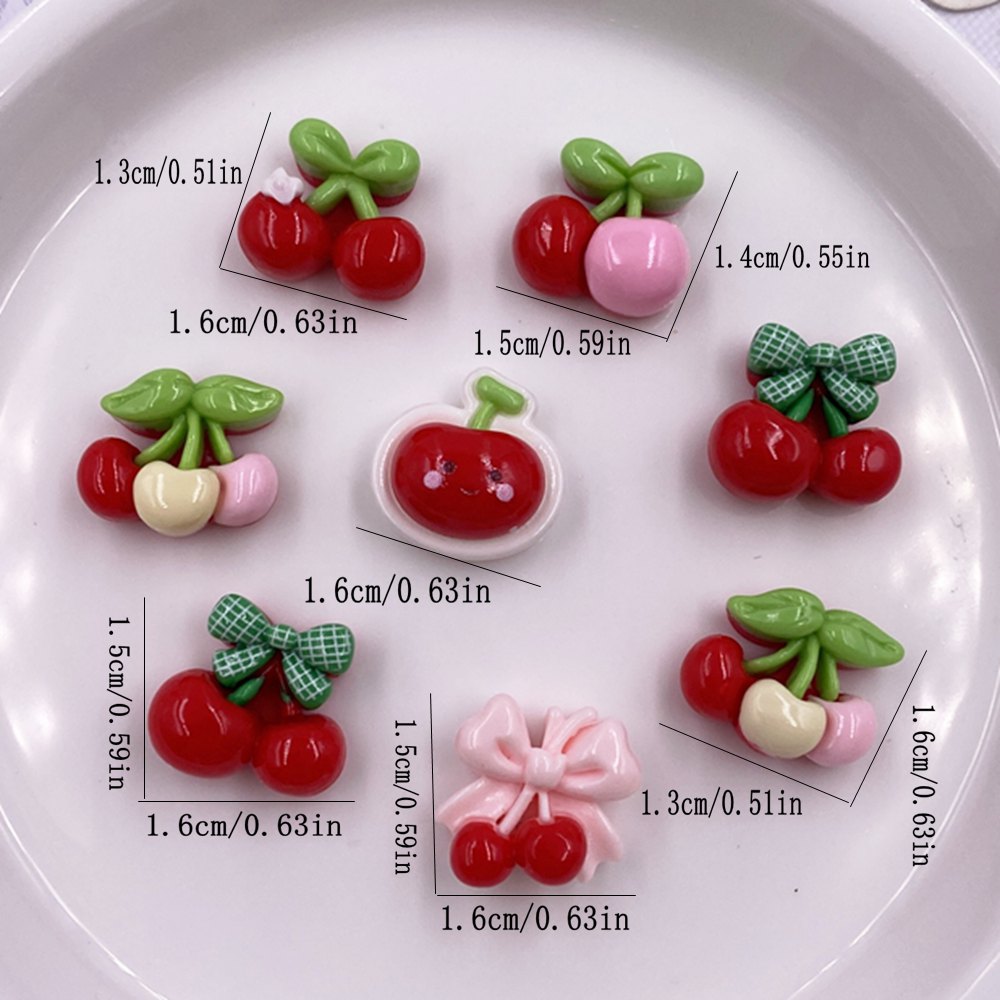 24pcs Colorful Kawaii Cartoon  - Paradise Jewelry & Watches Llc recension och pris