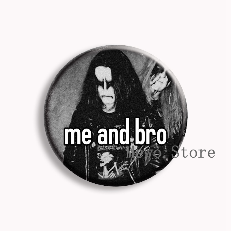 Rock Mayhem Band Soft Button P - Vintage Brooch Pin recension och pris