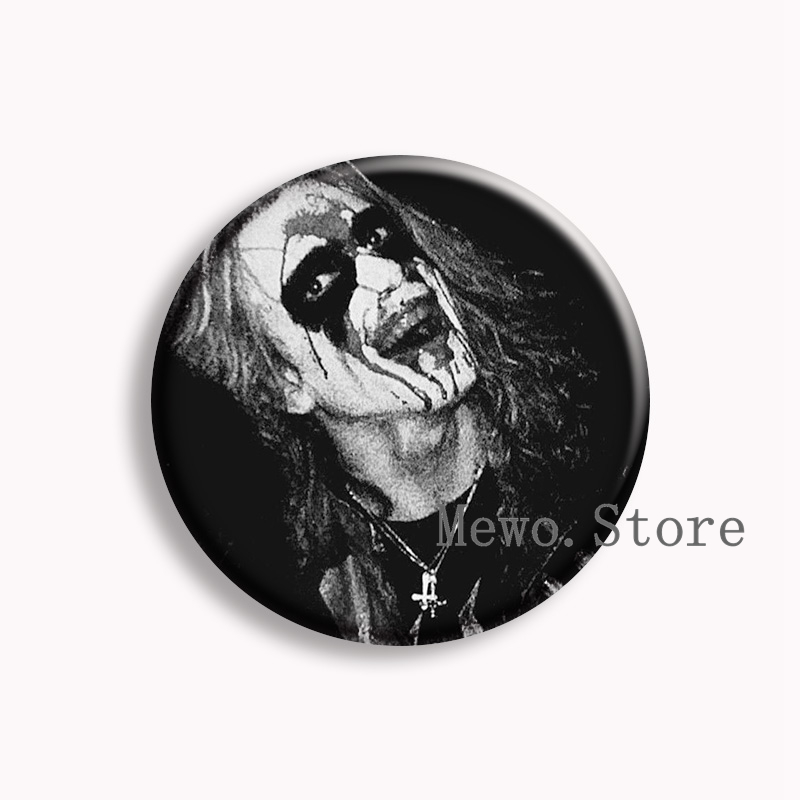 Rock Mayhem Band Soft Button P - Vintage Brooch Pin recension och pris