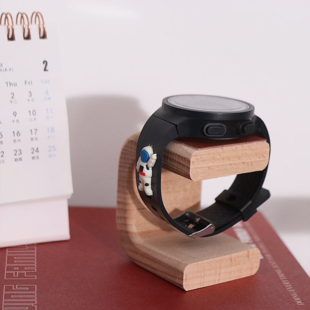 Wooden Watch Display Stand Tab - Watches Jewelry Holder recension och pris
