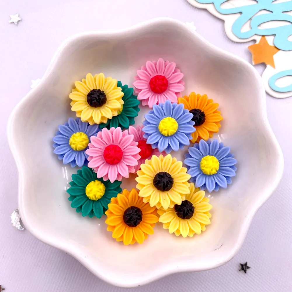 30Pcs Resin Colorful 15mm Sunf - Paradise Jewelry & Watches Llc recension och pris