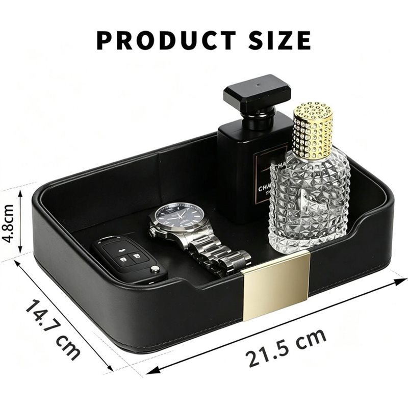 PU Leather Key Box- Entryway S - Jewelry And Watches Store recension och pris