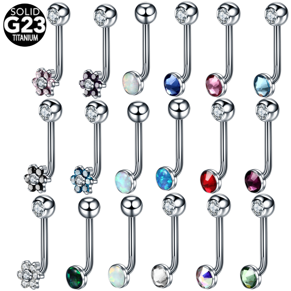 1PC G23 Titanium Opal Crystal  - Christina Jewelry & Watches Marguerite Ørestik Forgyldt Sølv recension och pris