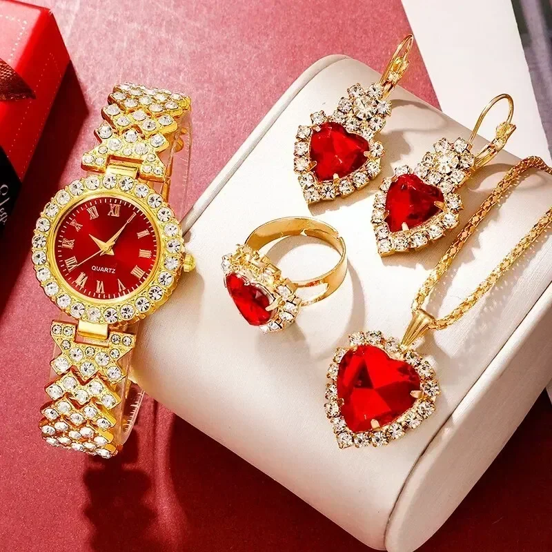 Golden Luxury Watch Women Ring - Jewelry Clasp Watches recension och pris