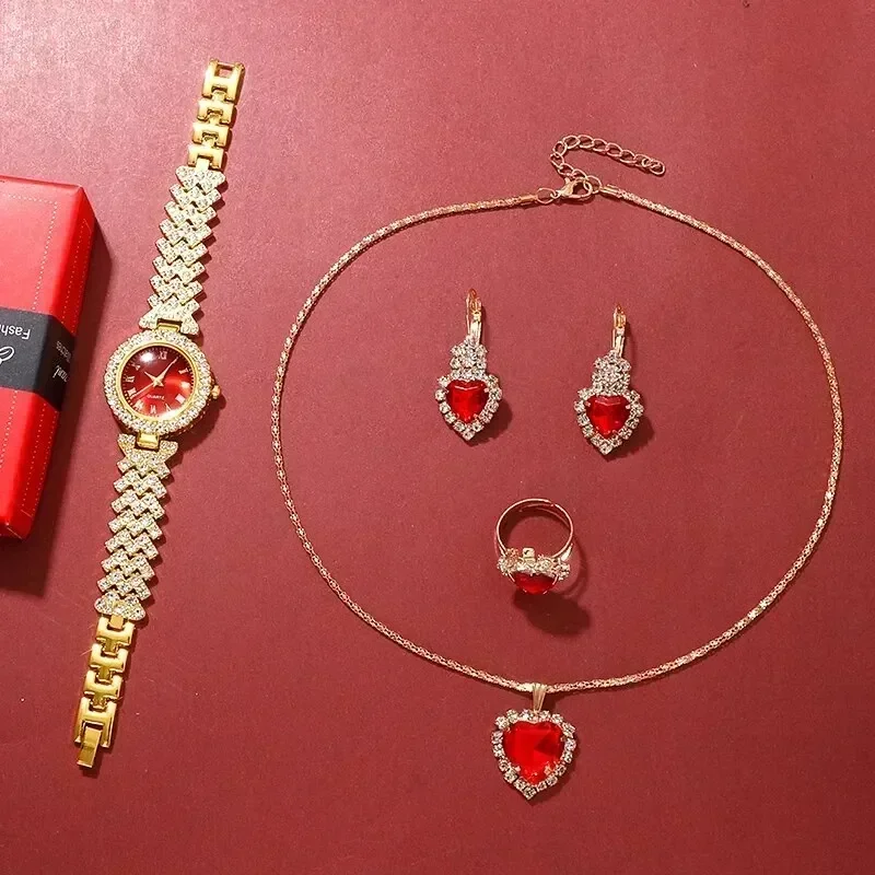 Golden Luxury Watch Women Ring - Jewelry Clasp Watches recension och pris