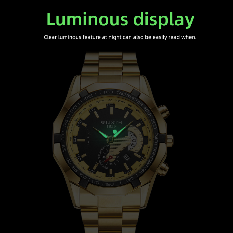 Luxury Brand Man Watch Waterpr - Jewelry Inspired Watches recension och pris