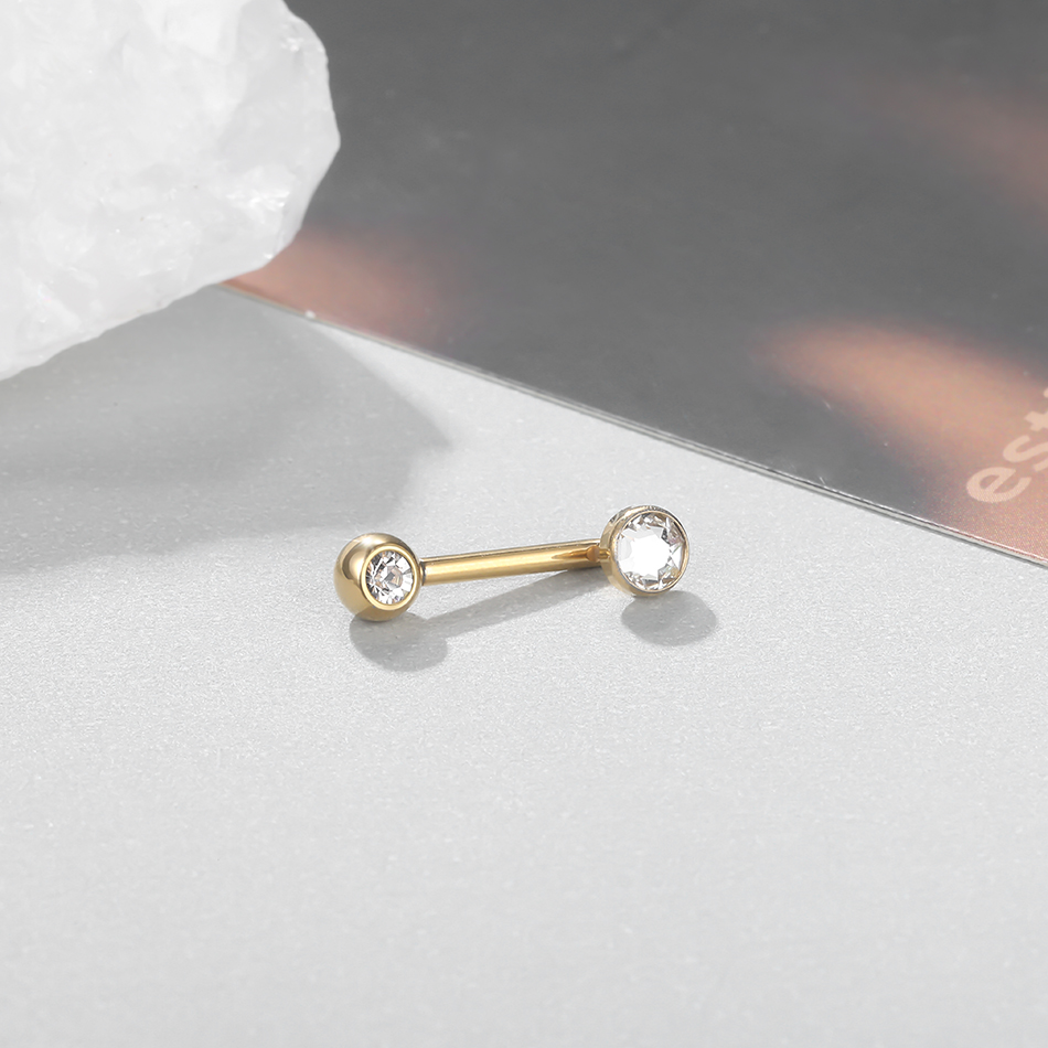 1PC  Implant Grade Titanium Ch - Christina Jewelry & Watches Marguerite Ørestik Forgyldt Sølv recension och pris