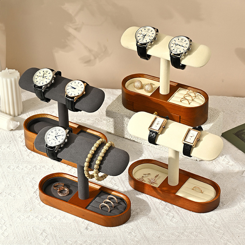 Oirlv Solid Wood Watch Organiz - Watches Jewelry Holder recension och pris
