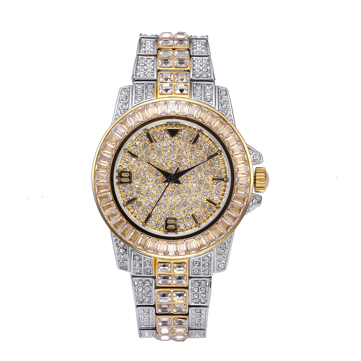Luxury Full Stone Quartz Watch - Jewelry Clasp Watches recension och pris