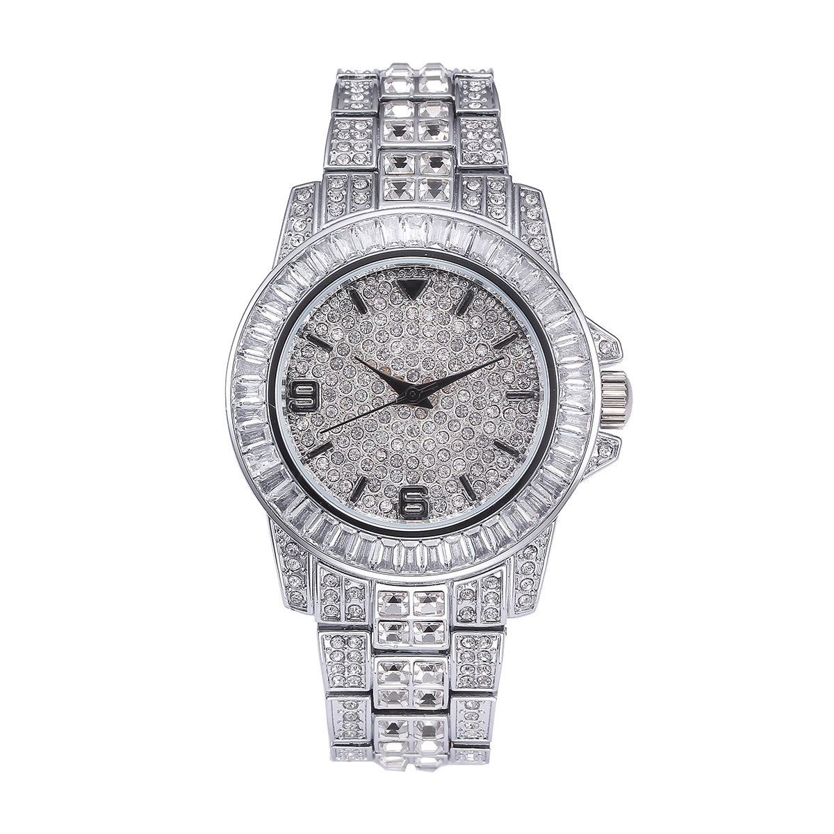 Luxury Full Stone Quartz Watch - Jewelry Clasp Watches recension och pris
