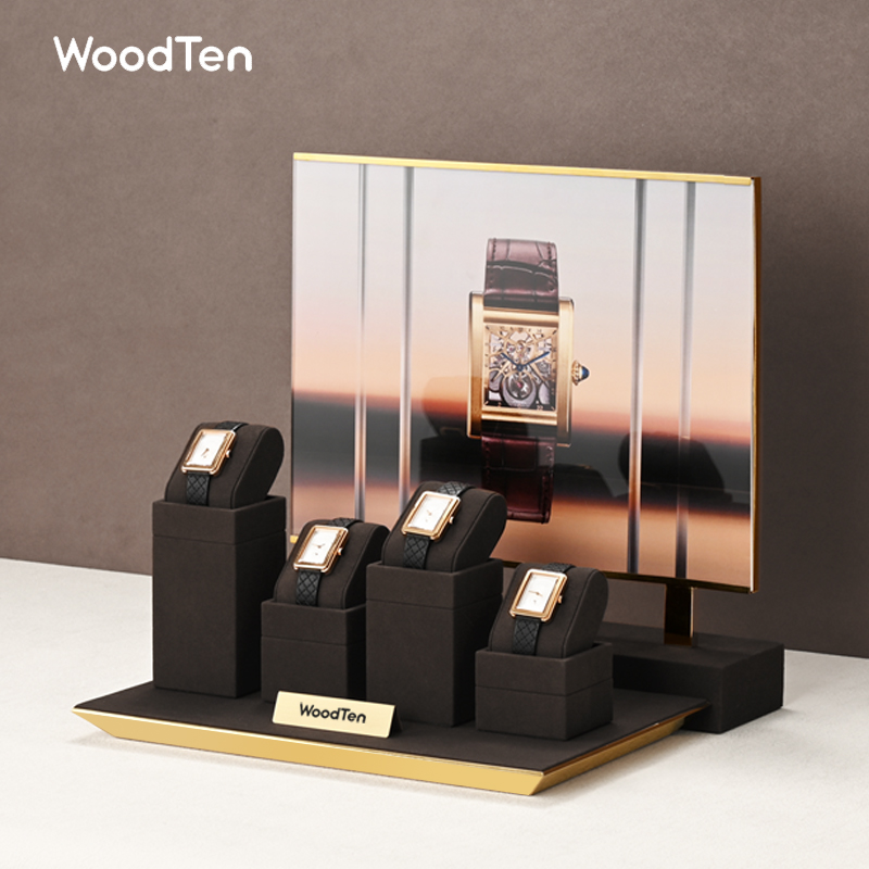 WoodTen Microfibe Watch Stand  - Watches Jewelry Holder recension och pris