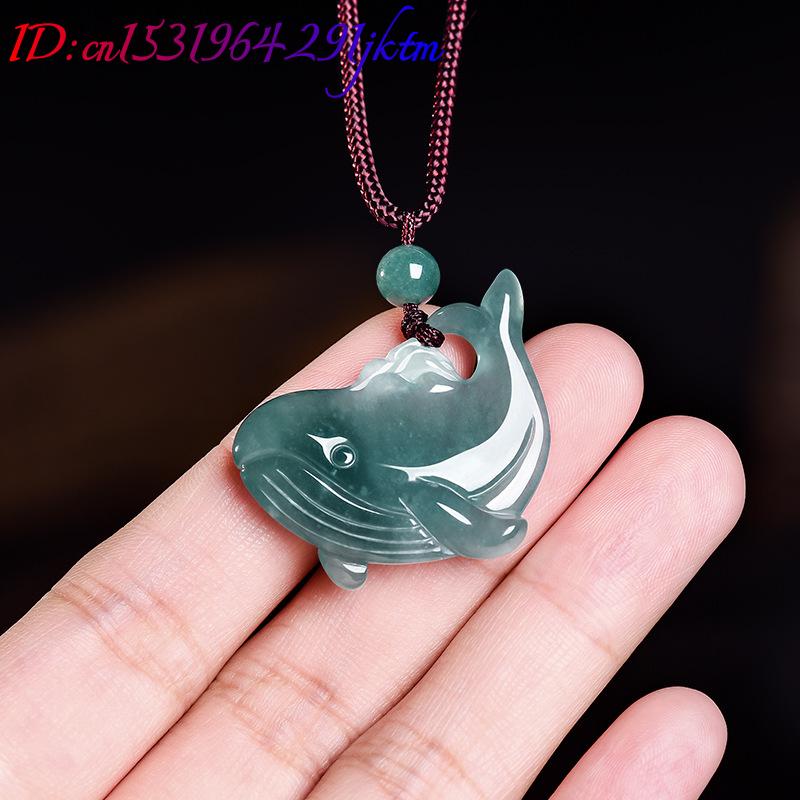 Natural Burmese Jadeite Whale  - Jewelry & Watches Sp Zo O recension och pris