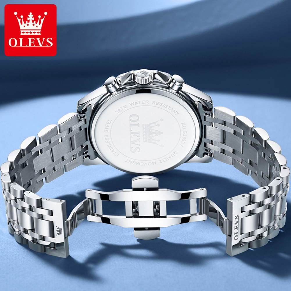 OLEVS 3653 Brand Moon Phase Ca - Jewelry Inspired Watches recension och pris
