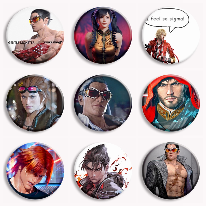 Hot Game Tekken 8 Character An - Vintage Brooch Pin recension och pris