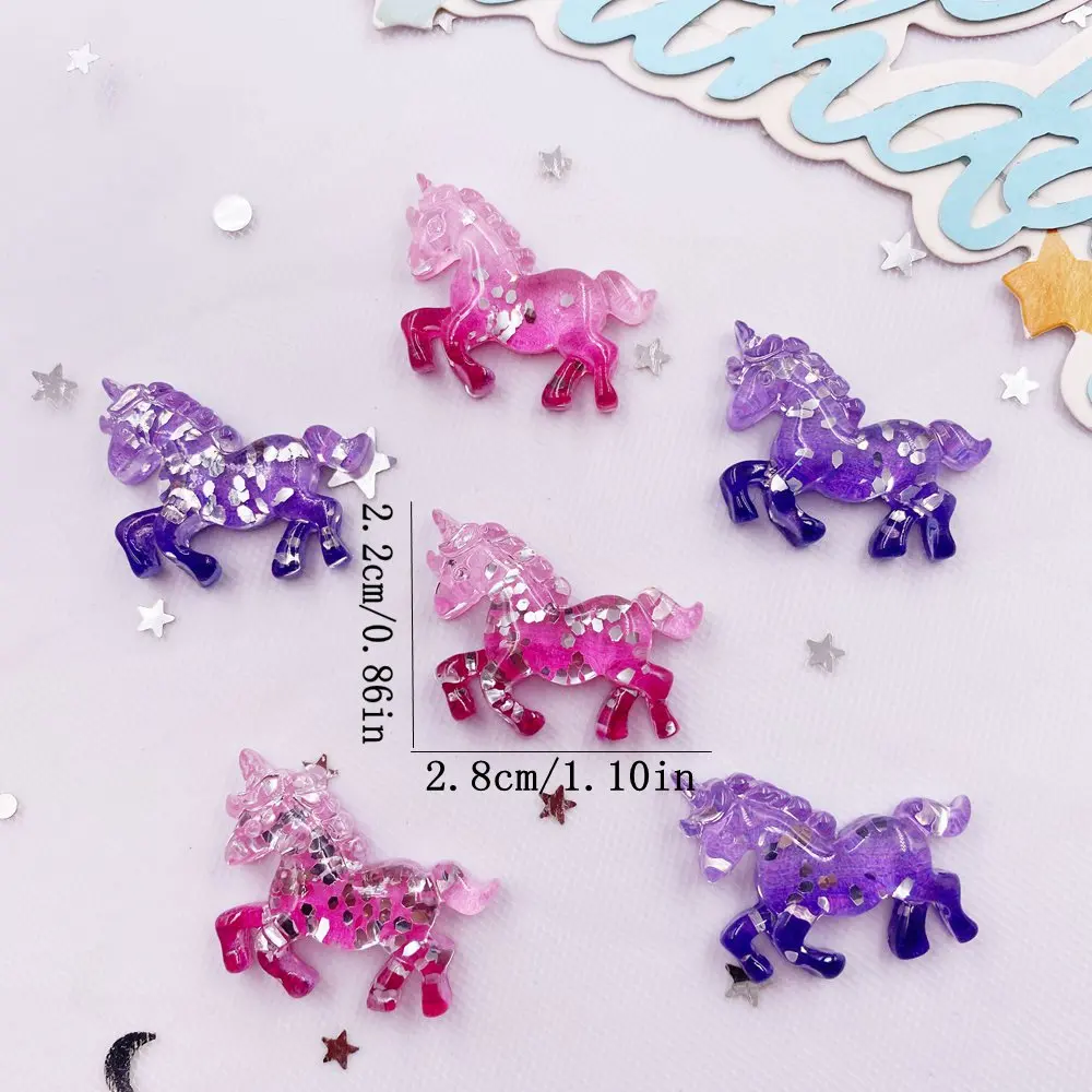 6PCS Colorful Resin Glitter 3D - Paradise Jewelry & Watches Llc recension och pris