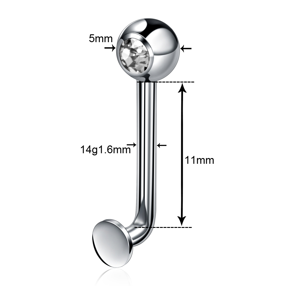 1PC ASTM F136 Titanium Christi - Christina Jewelry & Watches Marguerite Ørestik Forgyldt Sølv recension och pris