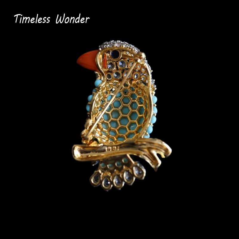 Timeless Wonder Fancy Zircon B - Vintage Brooch Pin recension och pris