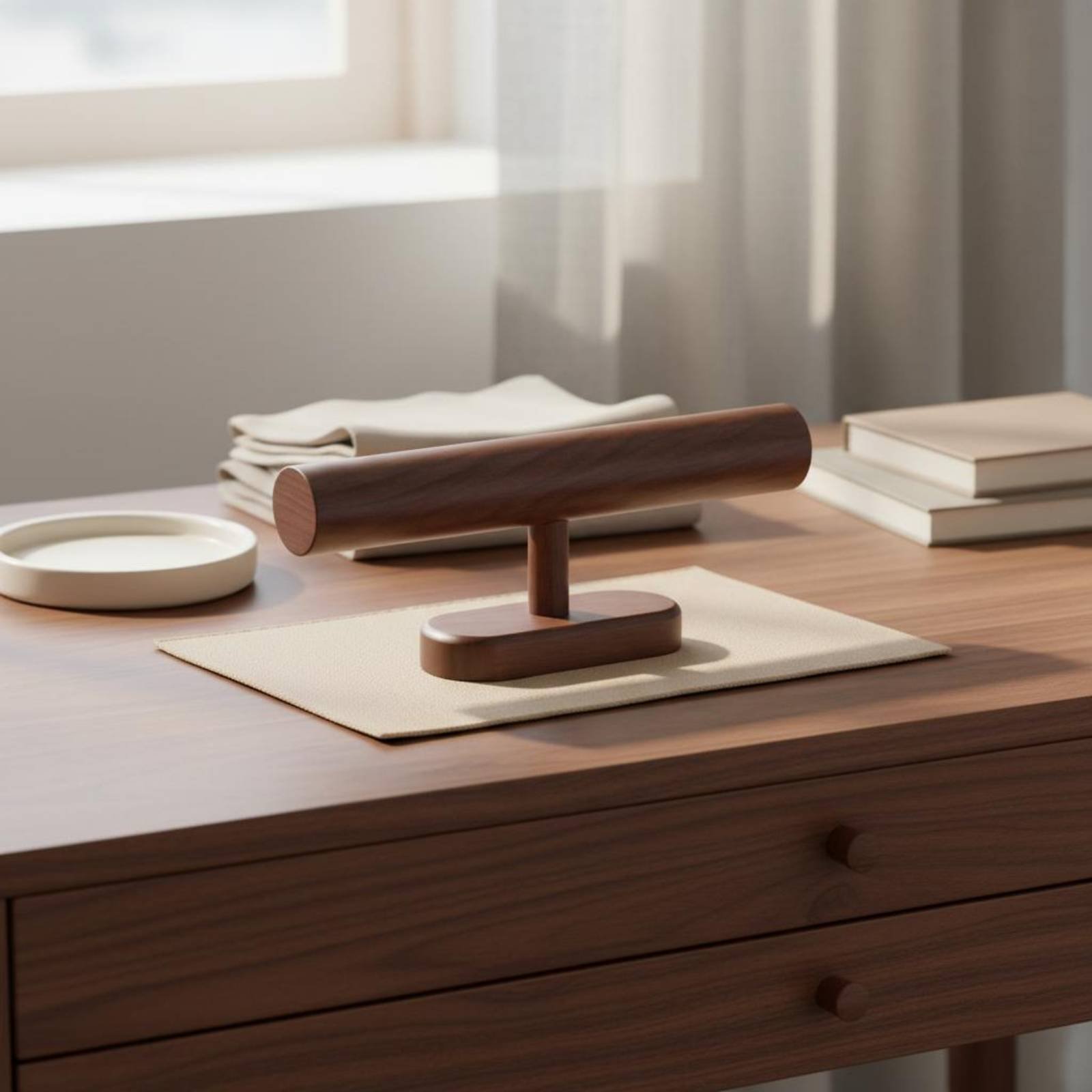 Wooden Watch Stand Multi-Funct - Watches Jewelry Holder recension och pris