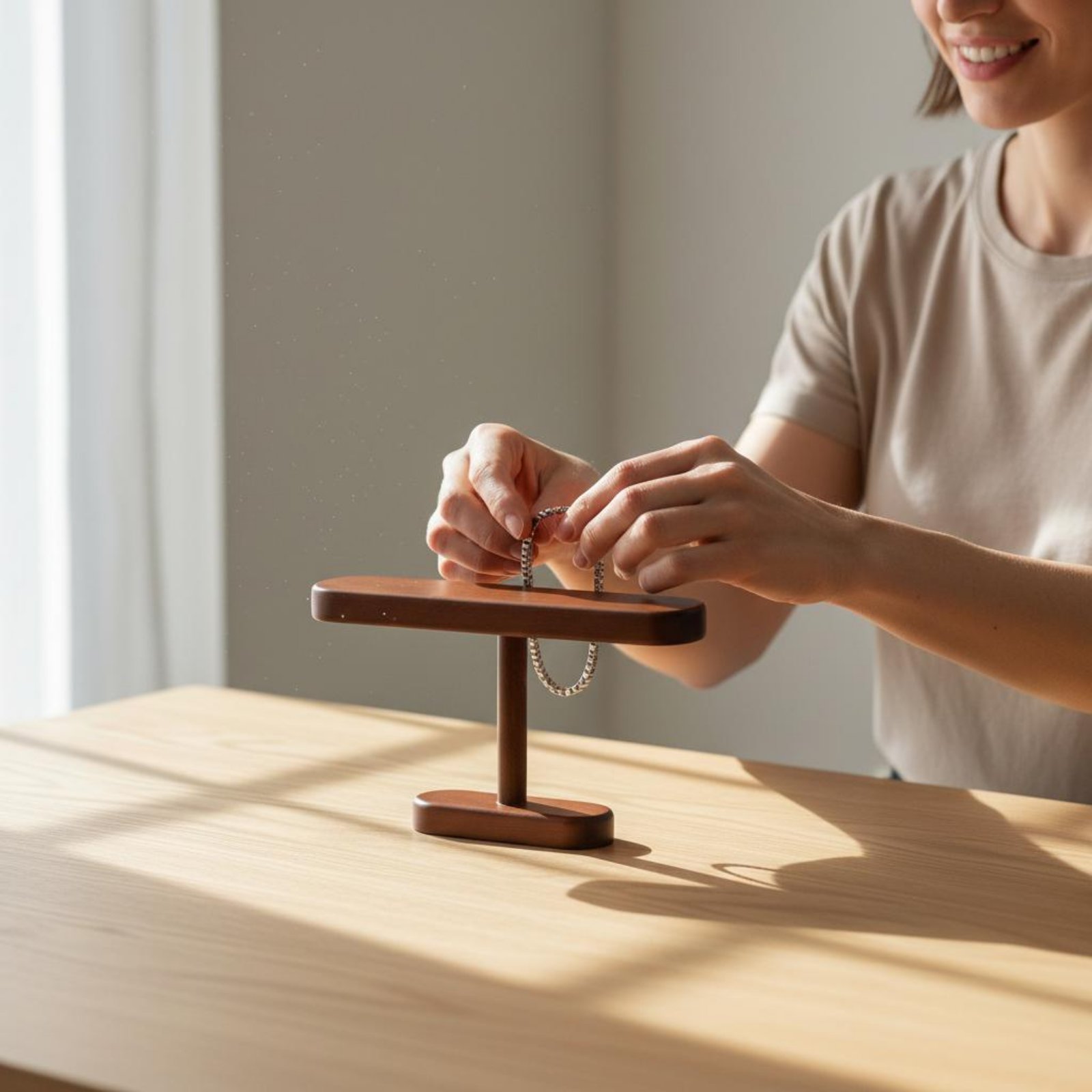 Wooden Watch Stand Multi-Funct - Watches Jewelry Holder recension och pris