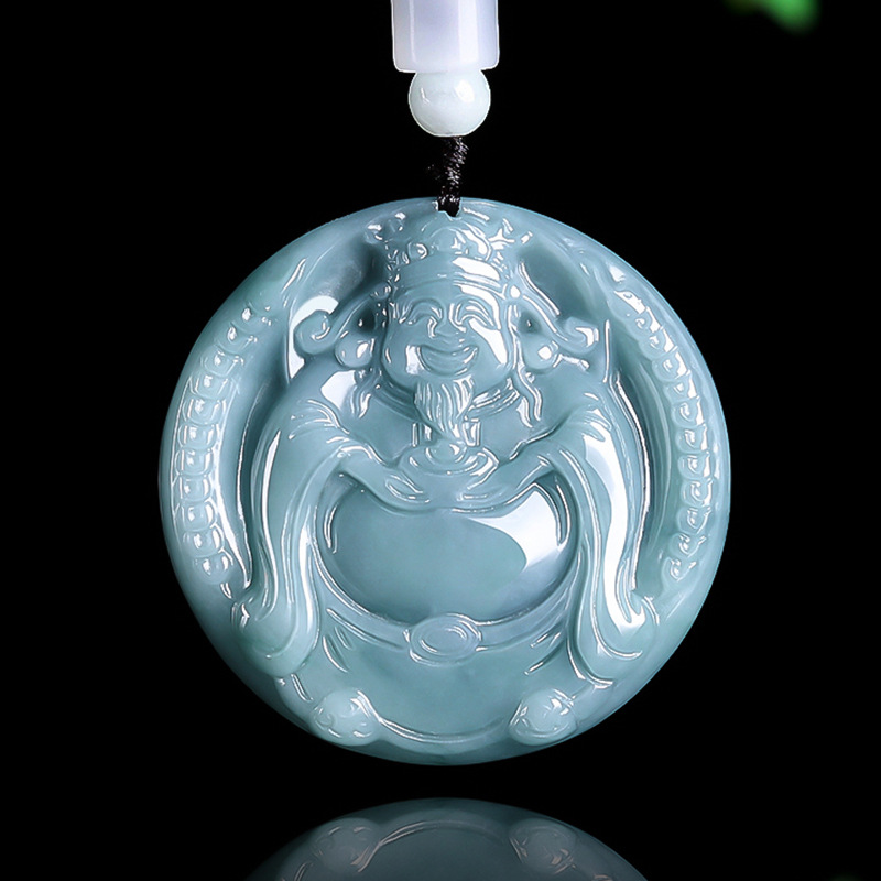 Burmese Jadeite God of Wealth  - Jewelry & Watches Sp Zo O recension och pris