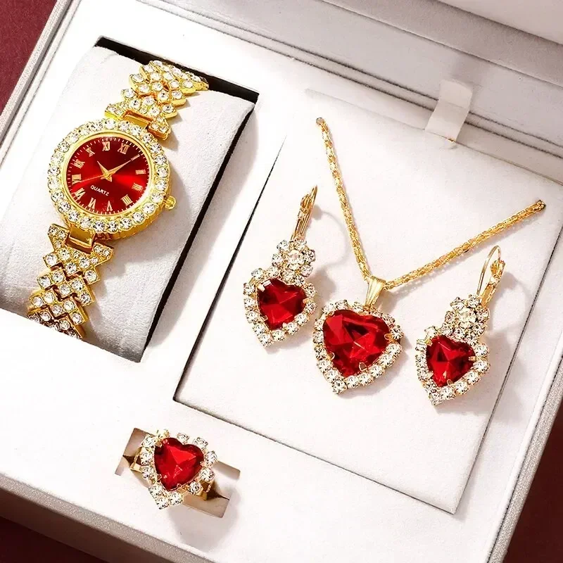 Golden Luxury Watch Women Ring - Jewelry Clasp Watches recension och pris