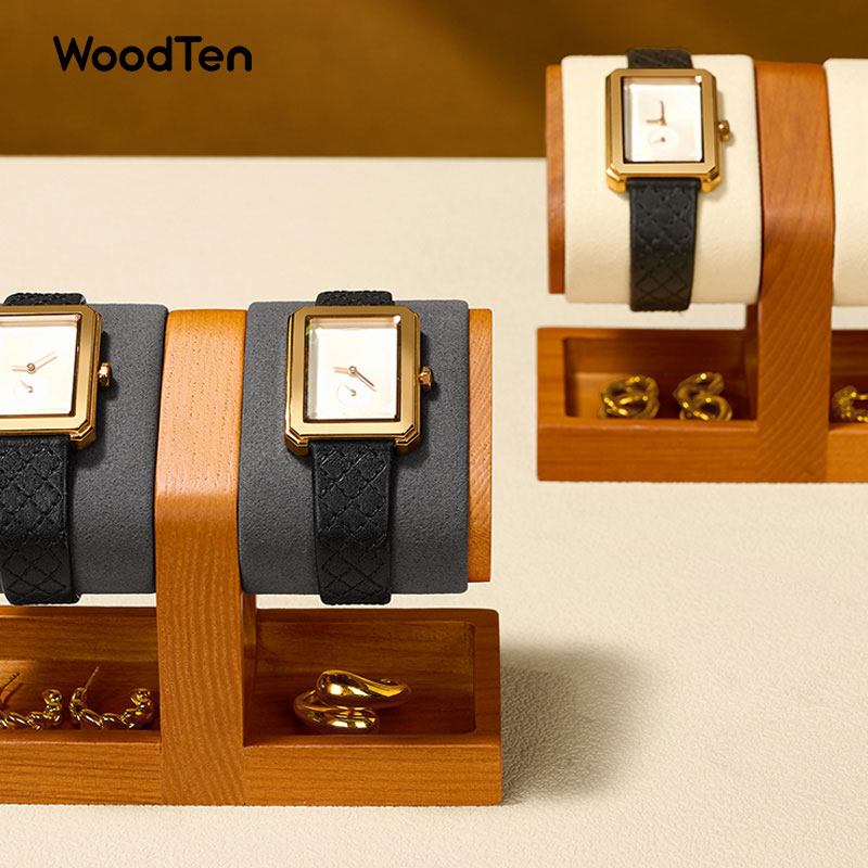 WoodTen Watch Display Stand Wo - Watches Jewelry Holder recension och pris