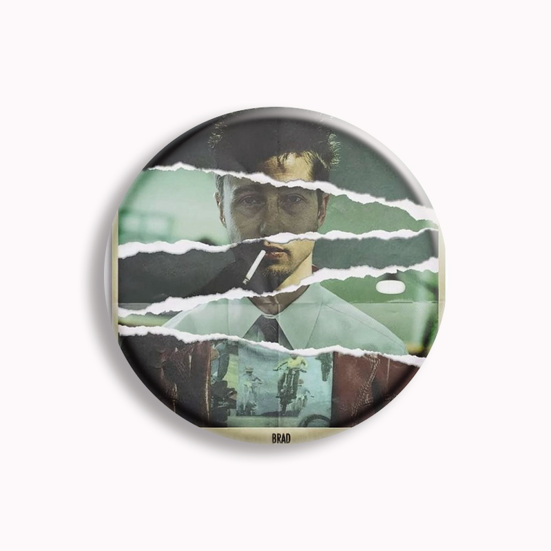 Retro Classic Movie Fight Club - Vintage Brooch Pin recension och pris
