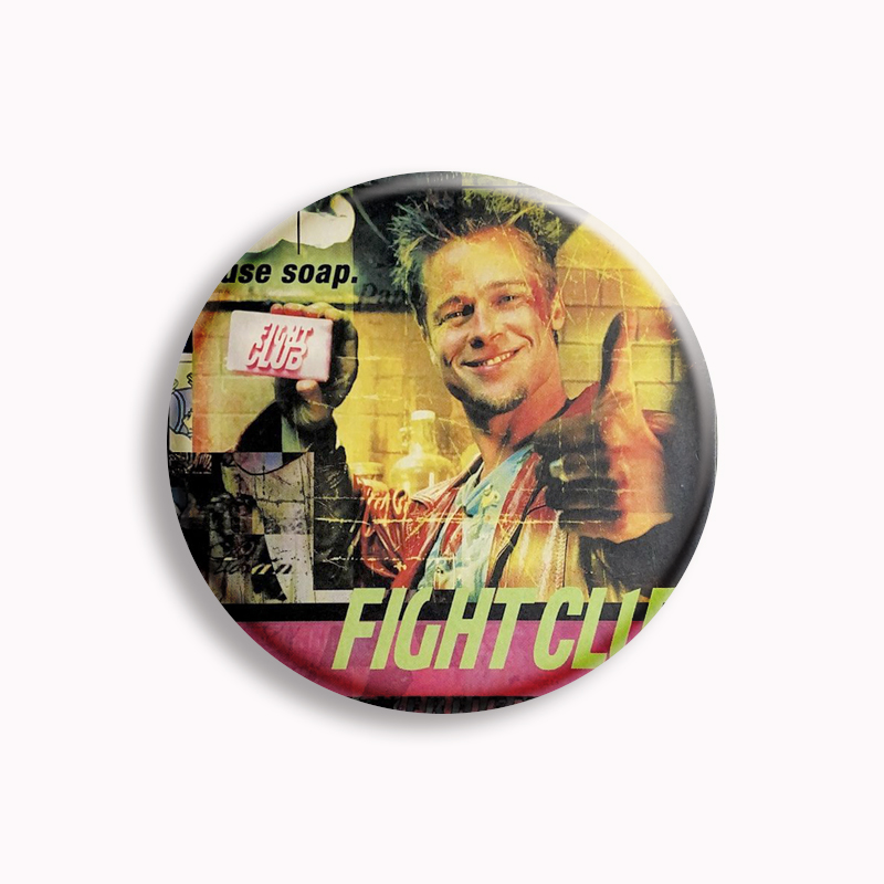 Retro Classic Movie Fight Club - Vintage Brooch Pin recension och pris