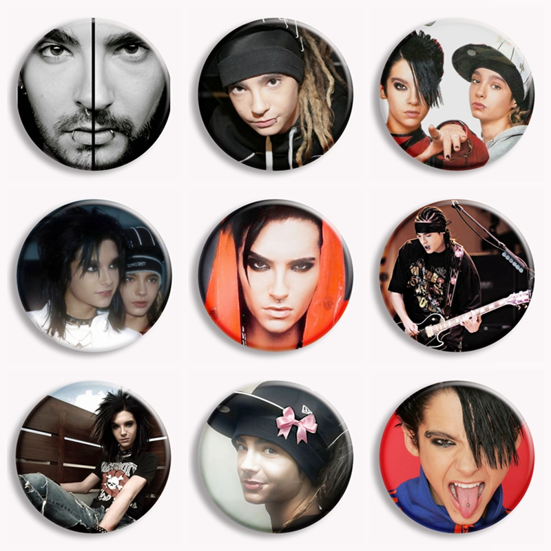 Rock Band Tokio Hotel Kaulitz  - Vintage Brooch Pin recension och pris