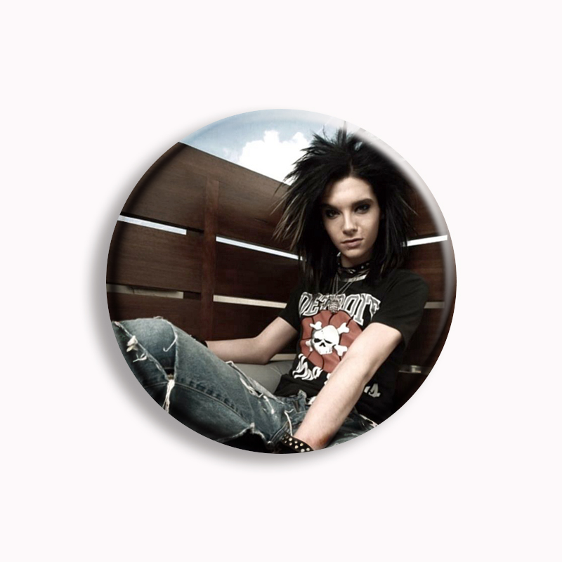 Rock Band Tokio Hotel Kaulitz  - Vintage Brooch Pin recension och pris