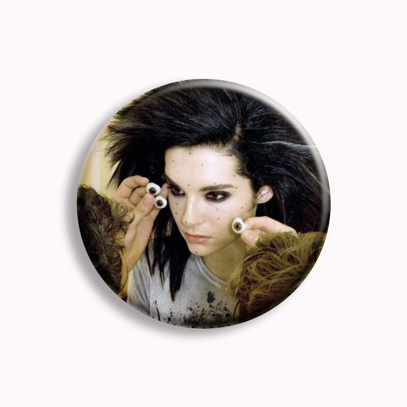 Rock Band Tokio Hotel Kaulitz  - Vintage Brooch Pin recension och pris