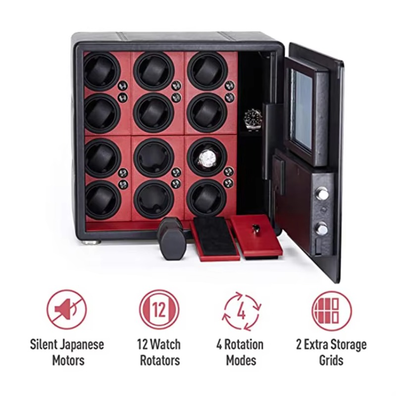 Luxury 12 Automatic Rotors and - Jewelry Box With Watches recension och pris