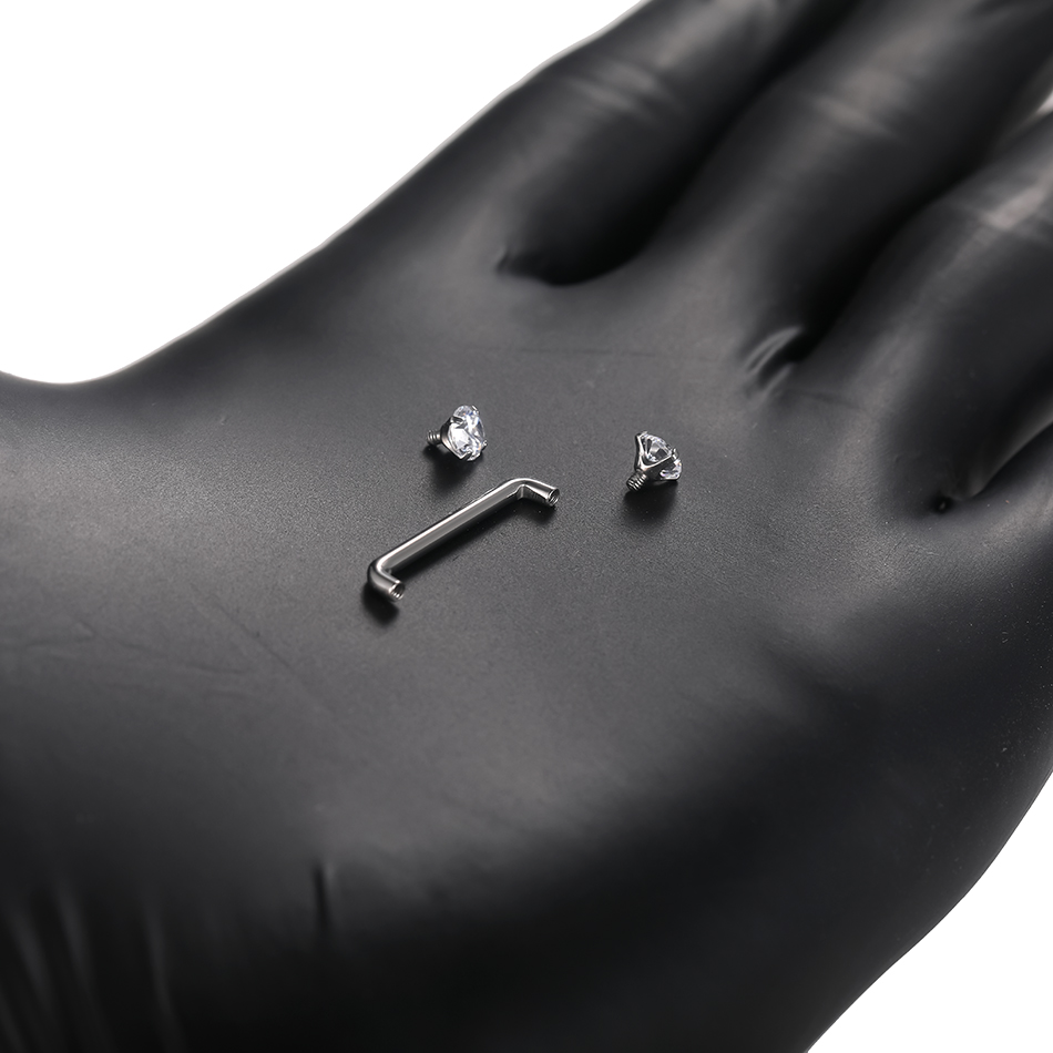 1PC Titanium Surface Piercing  - Christina Jewelry & Watches Marguerite Ørestik Forgyldt Sølv recension och pris