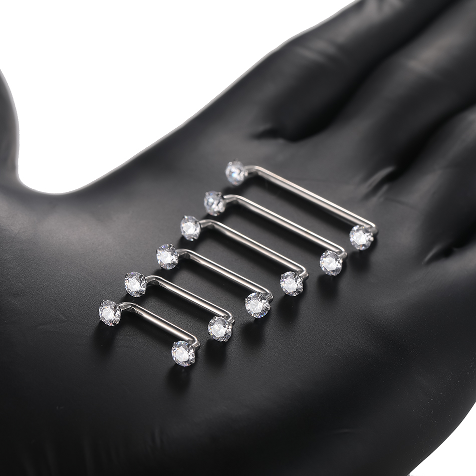 1PC Titanium Surface Piercing  - Christina Jewelry & Watches Marguerite Ørestik Forgyldt Sølv recension och pris