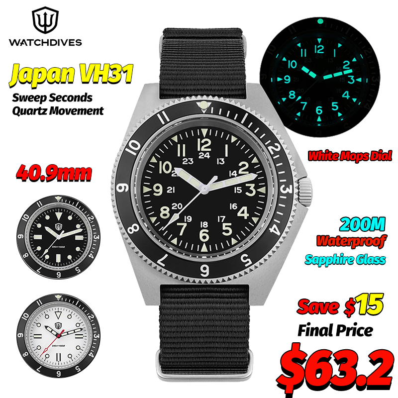 Watchdives WD1972 Quartz Watch - Jewelry Box With Watches recension och pris