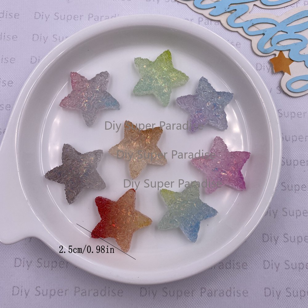 10PCS Resin Clear Candy Color  - Paradise Jewelry & Watches Llc recension och pris