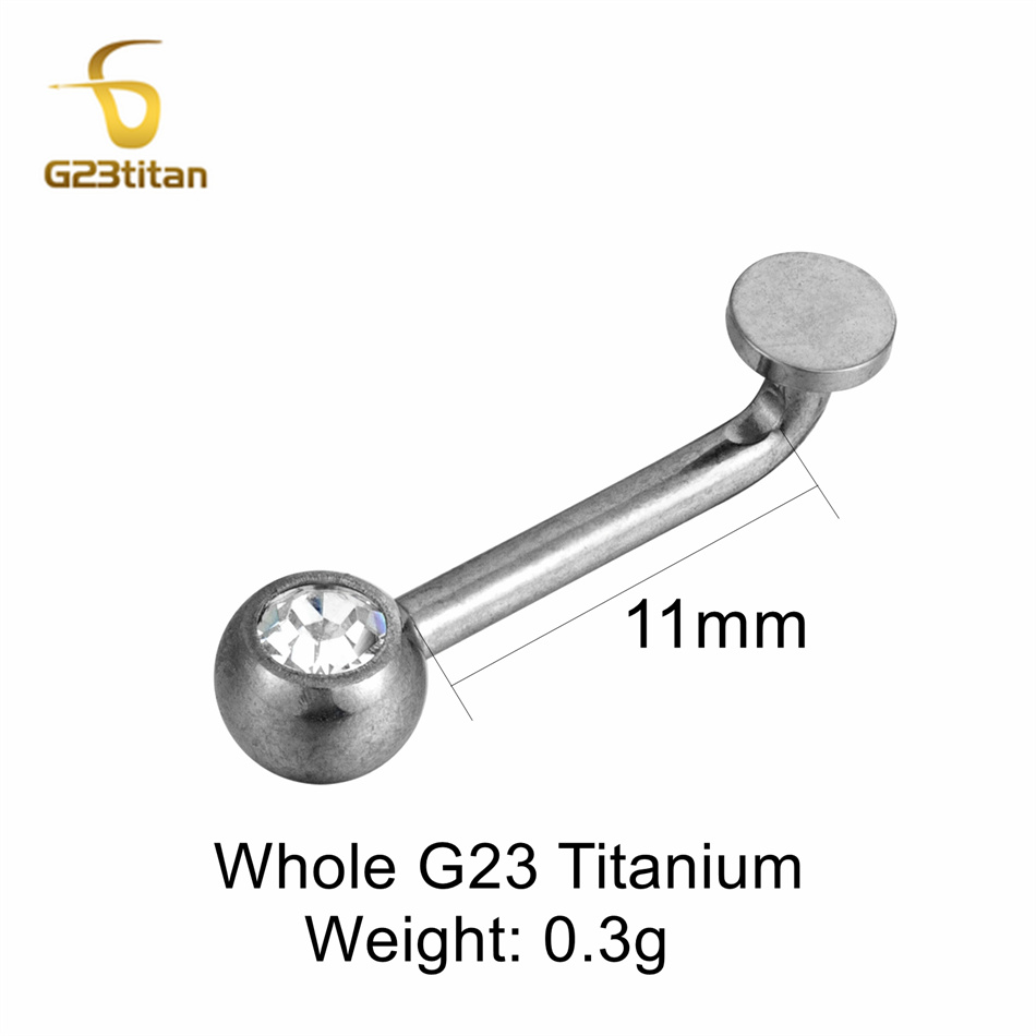 1PC Titanium Pussy Piercing Ch - Christina Jewelry & Watches Marguerite Ørestik Forgyldt Sølv recension och pris