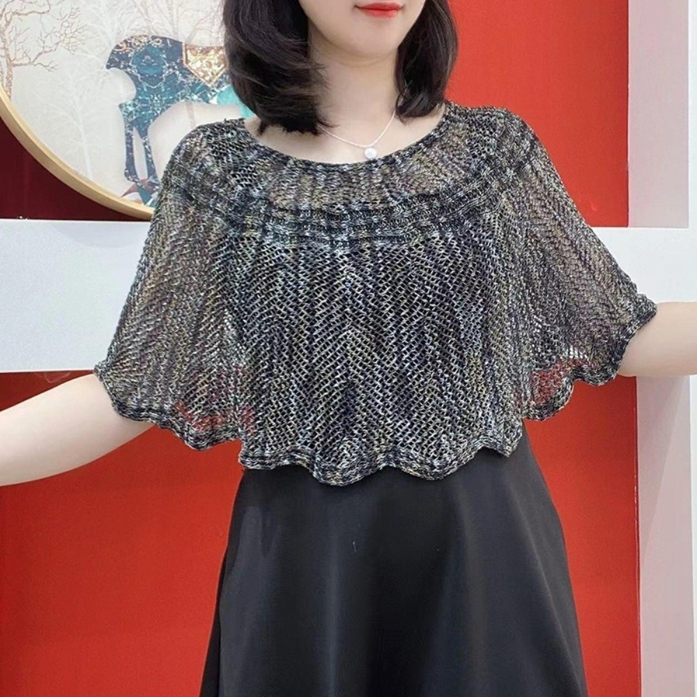 Pullover Style Crochet Shawl P - Vintage Brooch Pin recension och pris