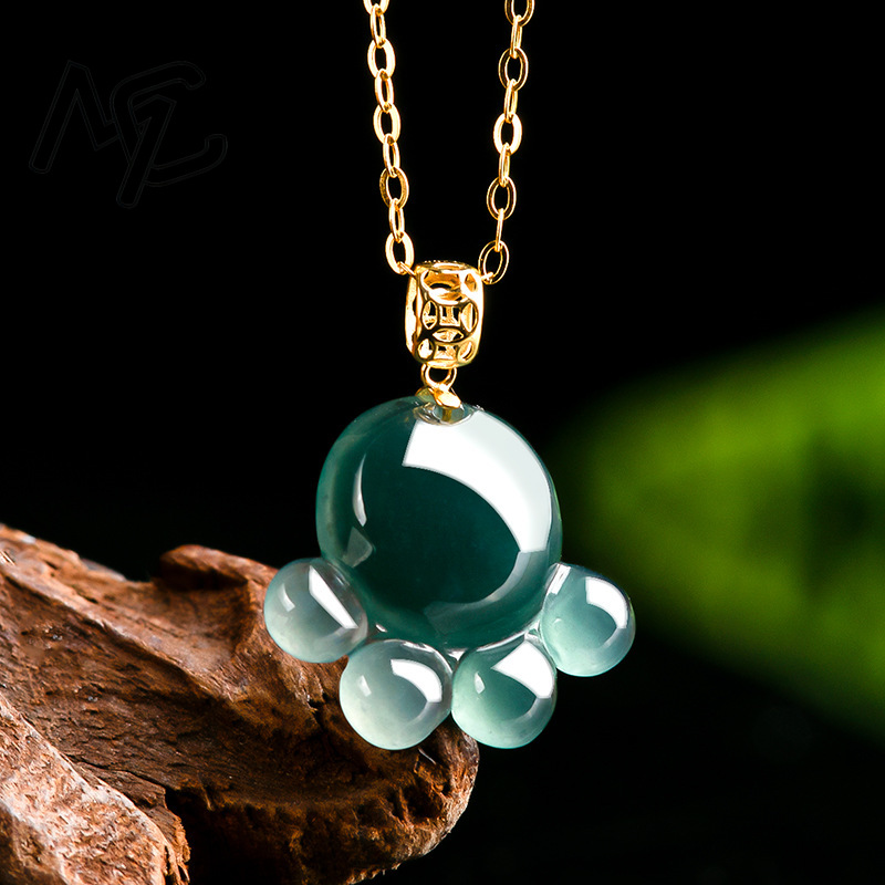 Natural Real Emerald Blue Wate - Jewelry & Watches Sp Zo O recension och pris