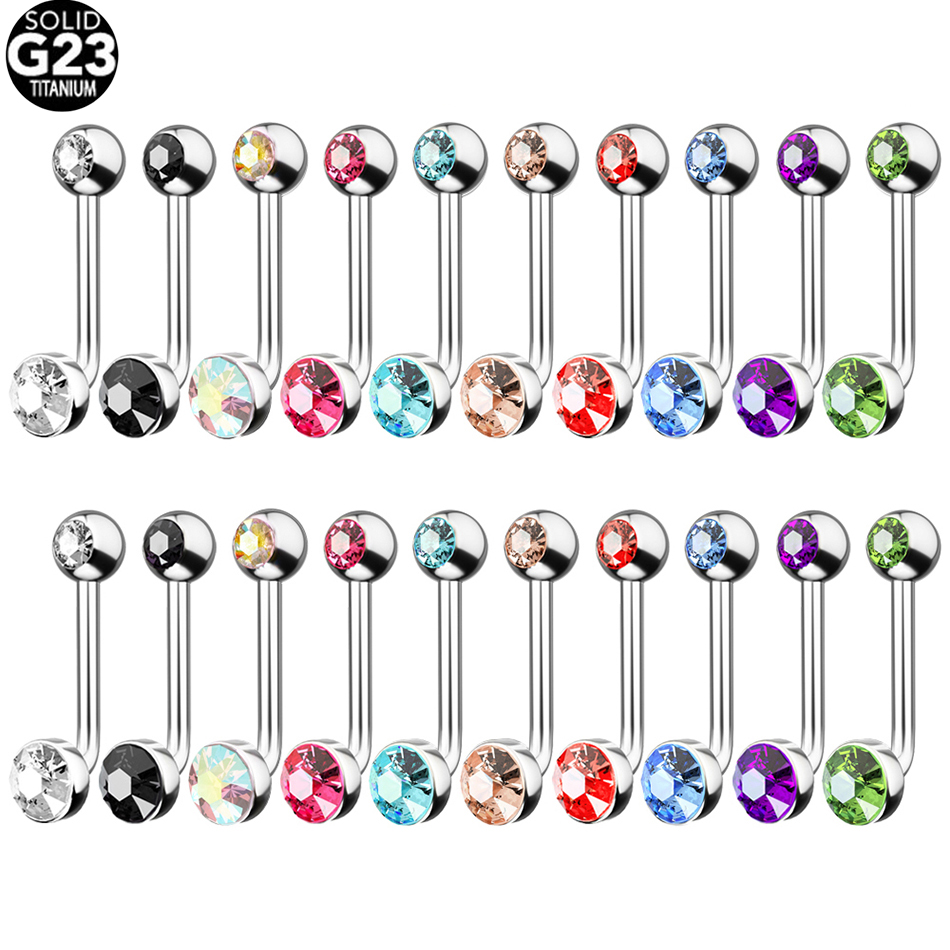 1PC G23 Titanium Crystal Gem C - Christina Jewelry & Watches Marguerite Ørestik Forgyldt Sølv recension och pris