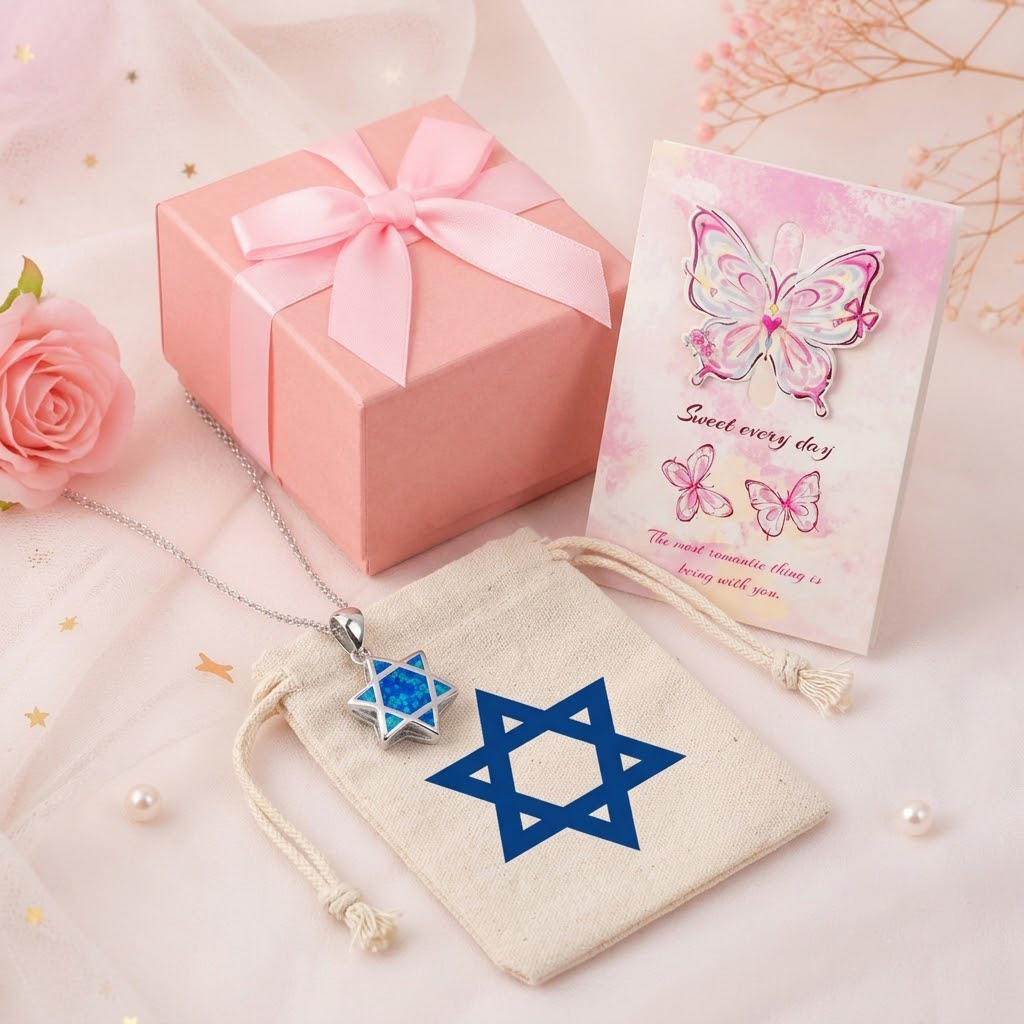 Star of David Opal Pendant Nec - Jewelry & Watches Sp Zo O recension och pris