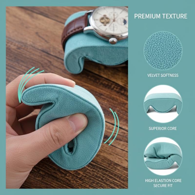 Elegant Soft Flannelette Watch - Jewelry Organizer Watches recension och pris